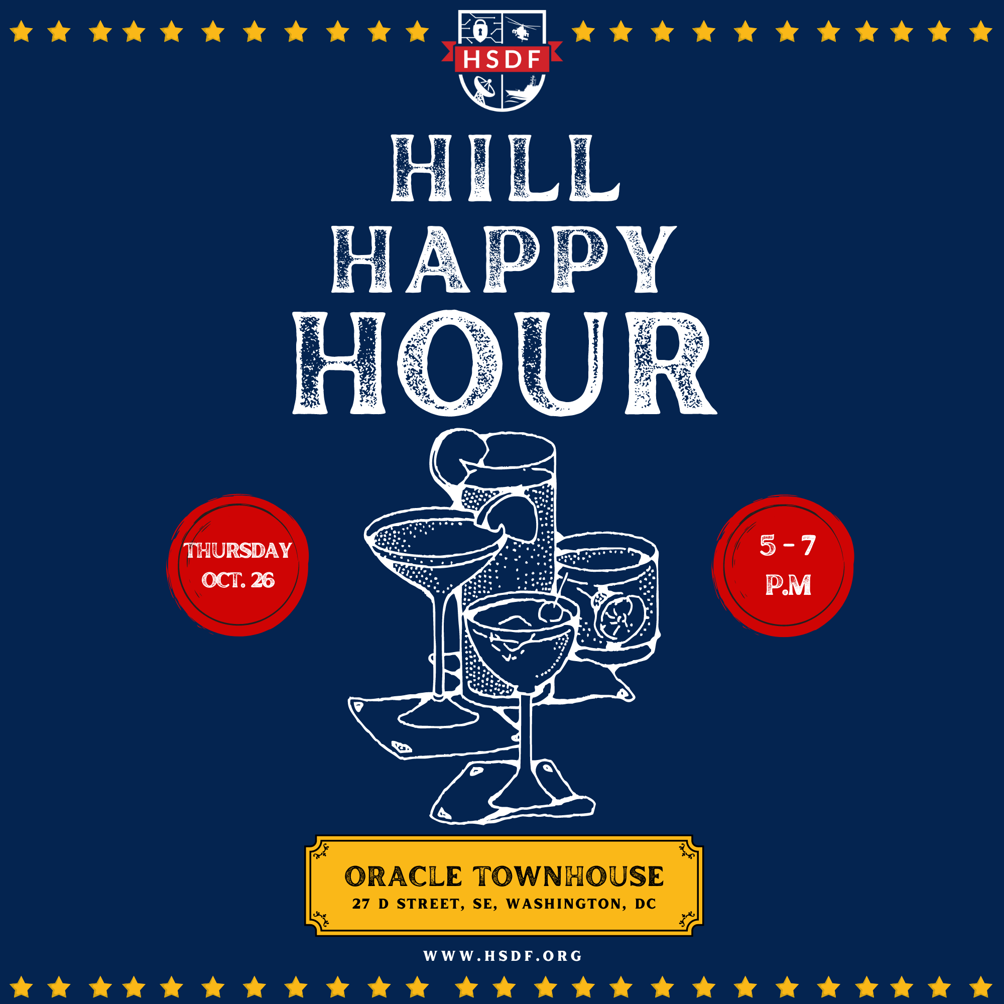 Hill Happy Hour Reception – Homeland Security Defense Forum